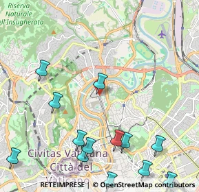 Mappa Via Rabirio, 00196 Roma RM, Italia (3.01077)