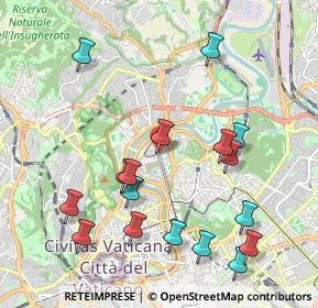 Mappa Via Rabirio, 00196 Roma RM, Italia (2.36882)