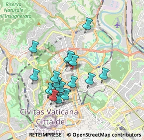 Mappa Via Rabirio, 00196 Roma RM, Italia (1.64412)