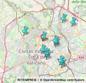 Mappa Via Rabirio, 00196 Roma RM, Italia (3.72455)