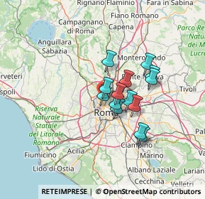 Mappa Via Rabirio, 00196 Roma RM, Italia (9.89357)