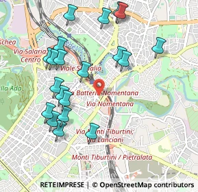 Mappa Via Dessiè, 00199 Roma RM, Italia (1.1195)