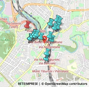 Mappa Via Dessiè, 00199 Roma RM, Italia (0.6545)