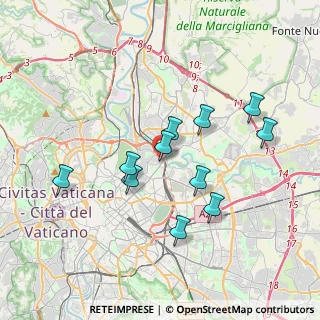 Mappa Via Tembien, 00199 Roma RM, Italia (3.51182)
