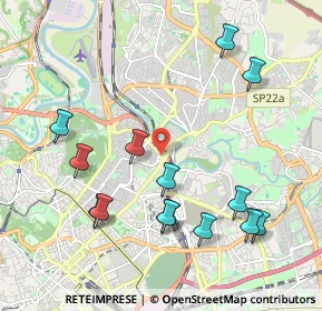 Mappa Via Dessiè, 00199 Roma RM, Italia (2.36643)
