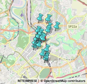 Mappa Via Dessiè, 00199 Roma RM, Italia (1.048)