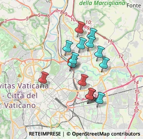 Mappa Via Dessiè, 00199 Roma RM, Italia (3.04733)