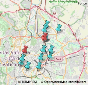 Mappa Via Dessiè, 00199 Roma RM, Italia (3.42214)