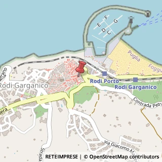 Mappa via Crocifisso, 25, 71012 Rodi Garganico, Foggia (Puglia)