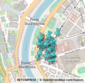 Mappa Via Antonazzo Romano, 00196 Roma RM, Italia (0.1645)