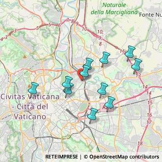 Mappa Via Chisimaio, 00199 Roma RM, Italia (3.52273)