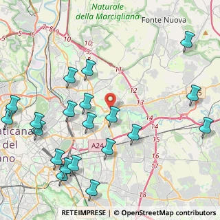 Mappa Via Giovanni Battista Scanaroli, 00156 Roma RM, Italia (5.6815)