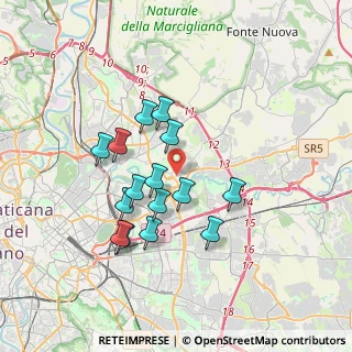 Mappa Via Giovanni Battista Scanaroli, 00156 Roma RM, Italia (3.262)
