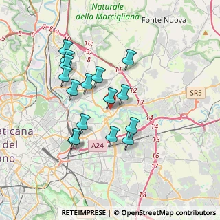 Mappa Via Giovanni Battista Scanaroli, 00156 Roma RM, Italia (3.42063)