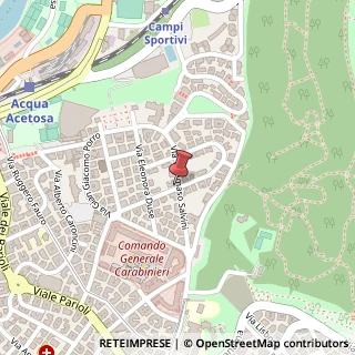 Mappa Via Tommaso Salvini, 25, 00197 Roma, Roma (Lazio)