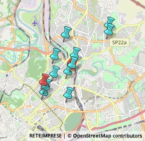 Mappa Batteria Nomentana, 00199 Roma RM, Italia (1.61583)