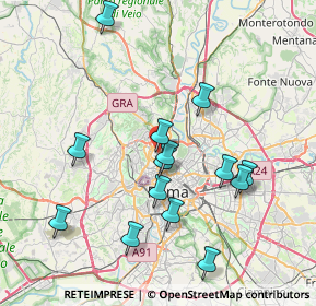 Mappa Viale Tiziano, 00196 Roma RM, Italia (8.09929)