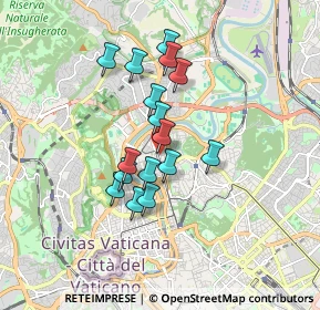 Mappa Viale Tiziano, 00196 Roma RM, Italia (1.44188)