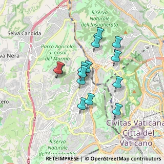 Mappa Via Giuseppe Girolami, 00168 Roma RM, Italia (1.45)