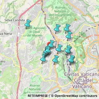Mappa Via Giuseppe Girolami, 00168 Roma RM, Italia (1.4475)