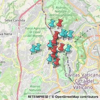 Mappa Via Giuseppe Girolami, 00168 Roma RM, Italia (1.207)