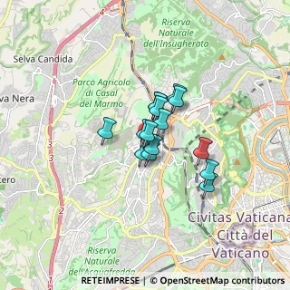 Mappa Via Giuseppe Girolami, 00168 Roma RM, Italia (1.044)