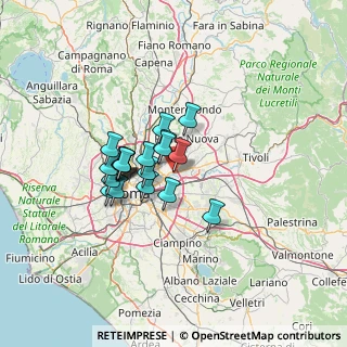 Mappa Via Sant'Angelo Romano, 00156 Roma RM, Italia (10.092)