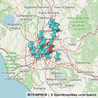 Mappa Via Sant'Angelo Romano, 00156 Roma RM, Italia (9.56684)