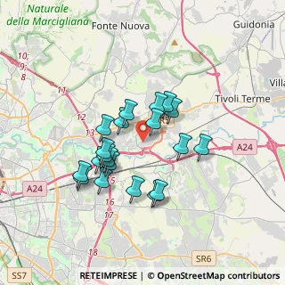 Mappa Via Gioia dei Marsi, 00131 Roma RM, Italia (3.096)