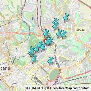 Mappa Piazza di Sant'Emerenziana, 00199 Roma RM, Italia (1.46667)