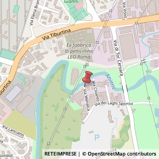 Mappa Via Menalca, 23, 00155 Roma, Roma (Lazio)