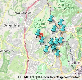 Mappa Via Andrea Barbato, 00168 Roma RM, Italia (1.54923)