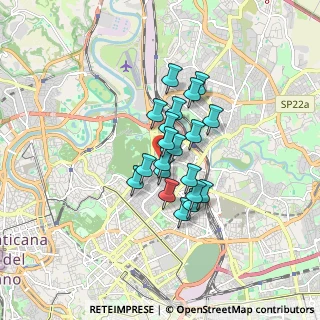 Mappa Via di Trasone, 00199 Roma RM, Italia (1.205)