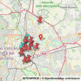 Mappa Vicolo del Casale Rocchi, 00158 Roma RM, Italia (4.40824)
