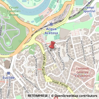 Mappa Via Alberto Caroncini, 58, 00197 Roma, Roma (Lazio)
