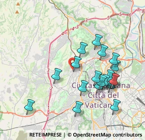Mappa Via dei Bruno, 00168 Roma RM, Italia (4.0535)