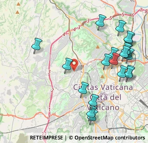 Mappa Via dei Bruno, 00168 Roma RM, Italia (5.0745)