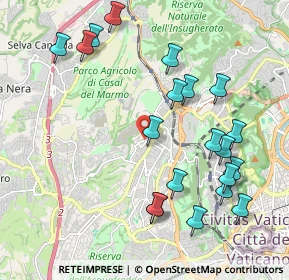 Mappa Via dei Bruno, 00168 Roma RM, Italia (2.3765)