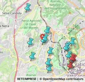 Mappa Via dei Bruno, 00168 Roma RM, Italia (2.40235)
