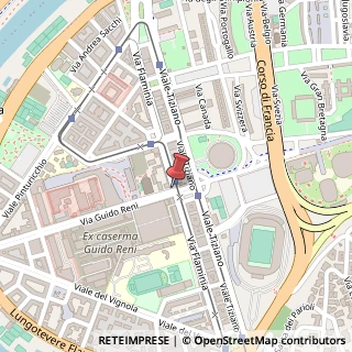 Mappa Via Guido Reni, 2, 00196 Roma, Roma (Lazio)