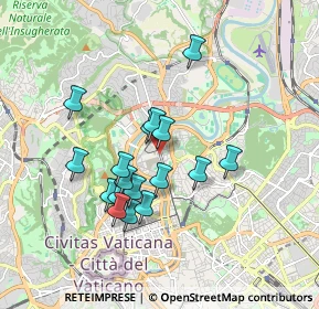 Mappa Libera Universita' umanitaria euromediterranea Mater vitae et Veritat, 00196 Roma RM, Italia (1.60471)