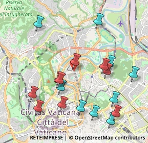 Mappa Libera Universita' umanitaria euromediterranea Mater vitae et Veritat, 00196 Roma RM, Italia (2.37333)