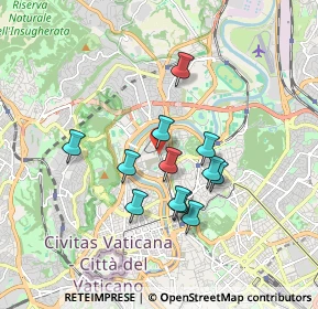 Mappa Libera Universita' umanitaria euromediterranea Mater vitae et Veritat, 00196 Roma RM, Italia (1.52417)