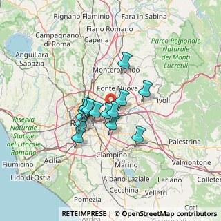 Mappa Via Cineto Romano, 00156 Roma RM, Italia (9.75429)