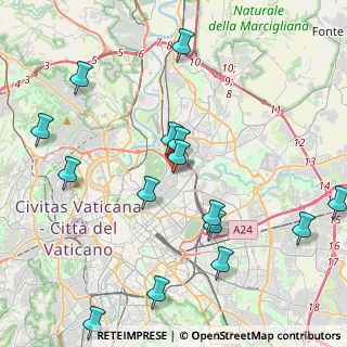 Mappa Via Tolero, 00199 Roma RM, Italia (5.12267)