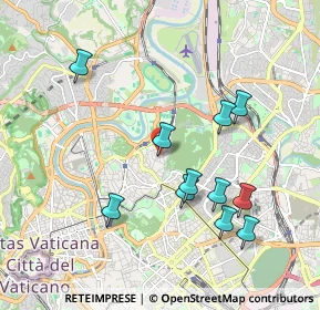 Mappa Via Eleonora Duse, 00197 Roma RM, Italia (2.03455)
