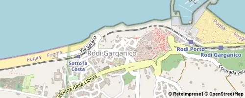 Mappa Rodi Garganico