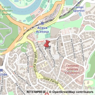 Mappa Via Alberto Caroncini, 45, 00197 Roma, Roma (Lazio)