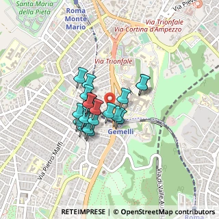 Mappa Via Emma Perodi, 00168 Roma RM, Italia (0.3005)