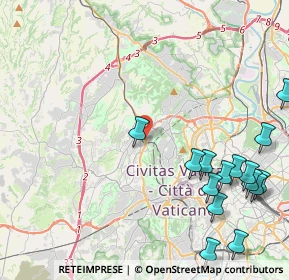 Mappa Via Emma Perodi, 00168 Roma RM, Italia (5.90867)